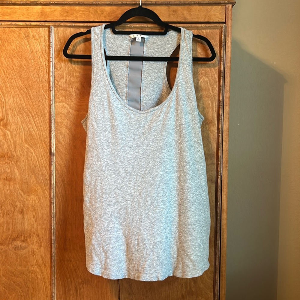 Women’s gray tank top and sweater combo size large